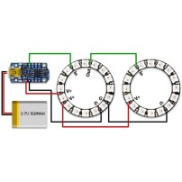 Anillo de 16 LEDs RGB NeoPixel 5050 WS2812