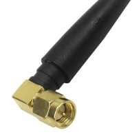 Antena SMA con Conector Macho Ángulo Recto 90° para Tarjetas GSM/GPRS