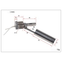 Sensor Magnético Horizontal Metálico Flotante de Nivel para Líquidos NA ON/OFF