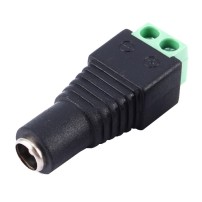 Conector Alimentación Jack Hembra DC Con Borneras 5.5mm