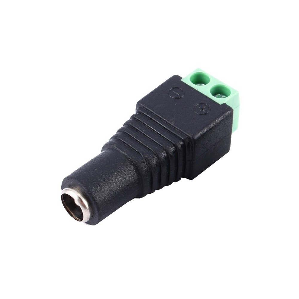 Conector Alimentación Jack Hembra DC Con Borneras 5.5mm