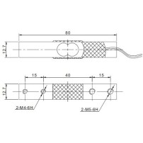 Sensor Celda de Carga por Flexión Diferentes Valores