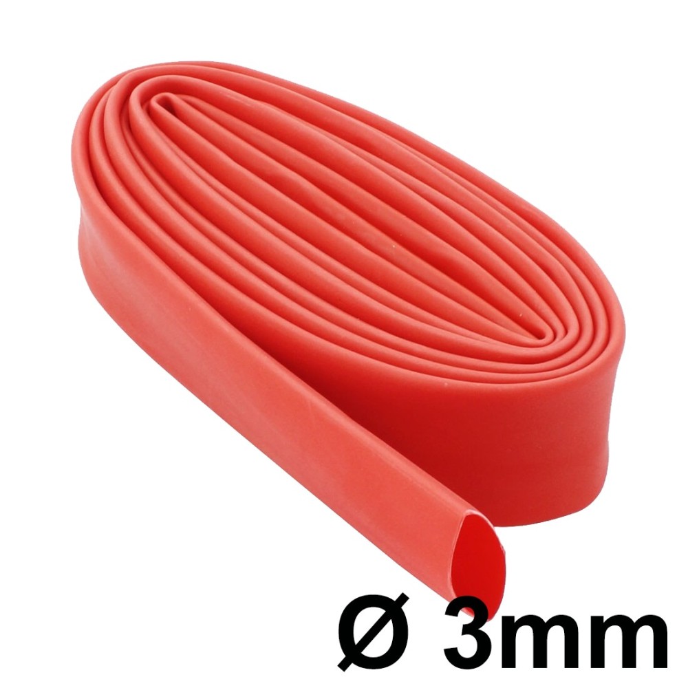 Tubo Termocontraible Aislante Colores 2:1 Diámetro 3mm 1 Metro