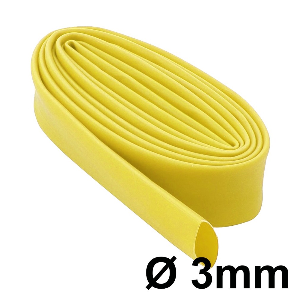Tubo Termocontraible Aislante Colores 2:1 Diámetro 3mm 1 Metro