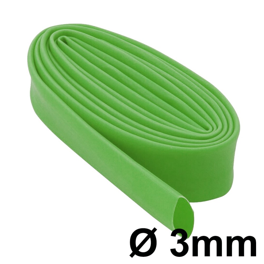 Tubo Termocontraible Aislante Colores 2:1 Diámetro 3mm 1 Metro