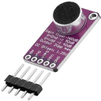 Módulo MAX9814 Sensor de Sonido Micrófono Electret 20-20kHz