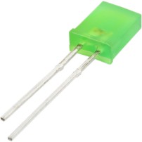 LED Rectangular Difuso 257 2x5x7mm Colores
