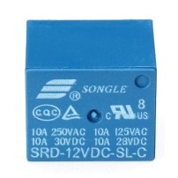 Relé Electromecánico Modelo SRD-12VDC-SL-C 12V