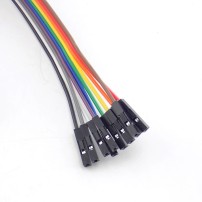 Pack 10pcs Cables Dupont Hembra Colores a Caiman 30cm