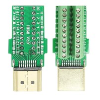 Conector Terminal HDMI 2.0 Macho con Borneras 20 Pines