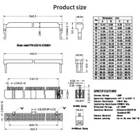 Conector de Datos Polarizado Hembra IDC de 40 Pines 2x20P